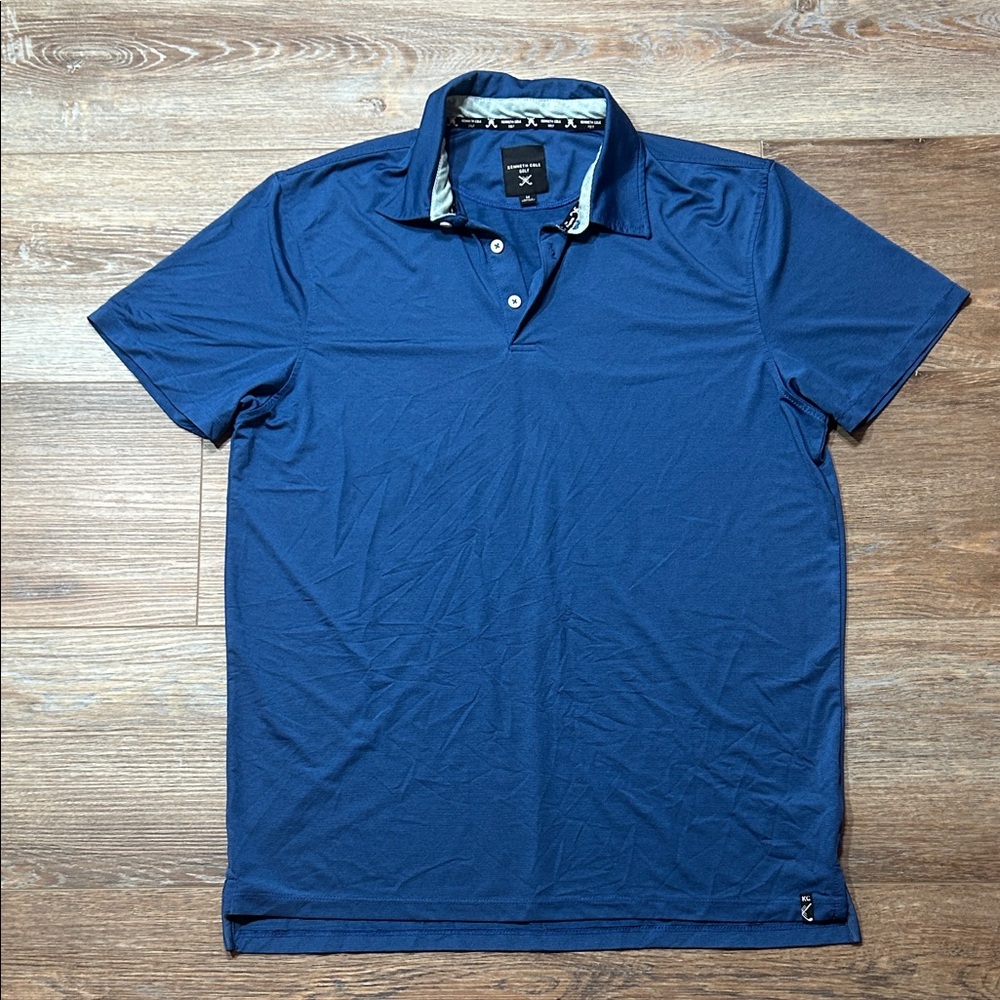 Kenneth Cole Blue Golf Polo Shirt